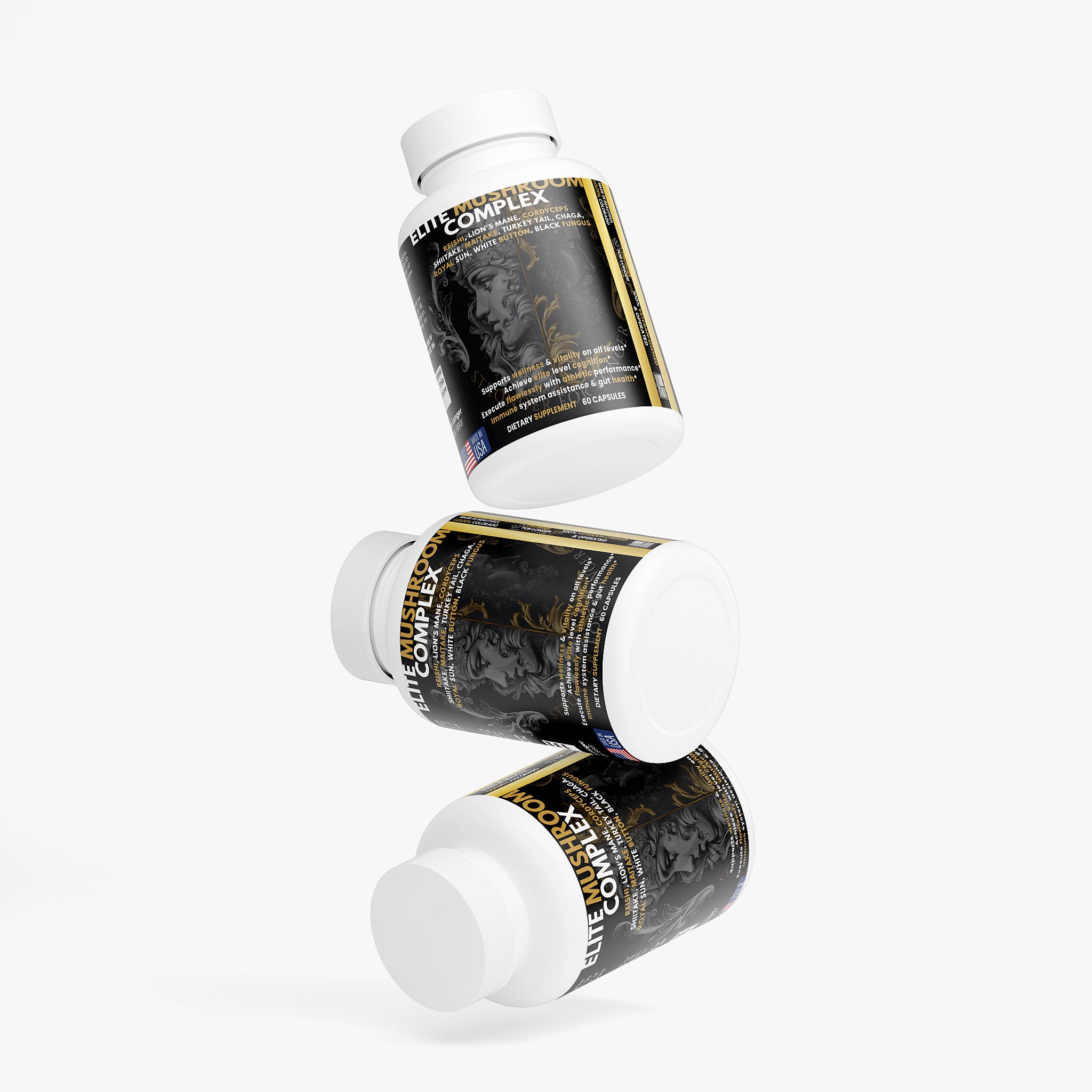 MindFuel Mushroom Nootropic Stack: 4-in-1 Daily Brain Optimizer