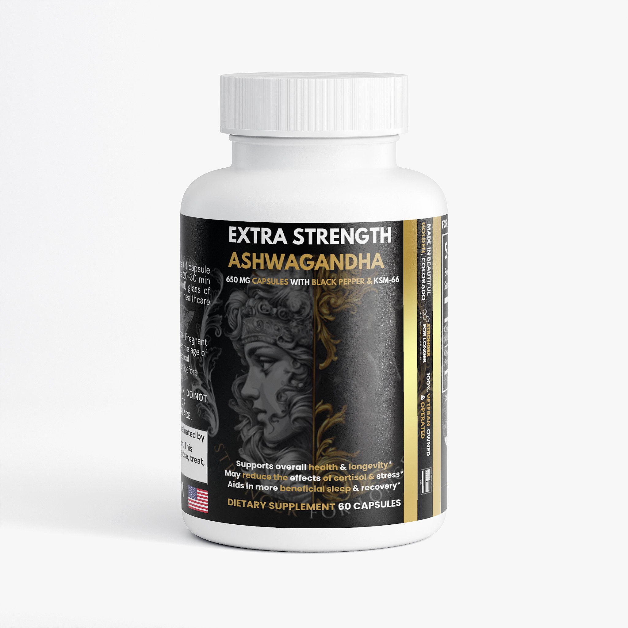 100% Pure Ashwagandha with KSM-66: Anxiety & Stress Relief