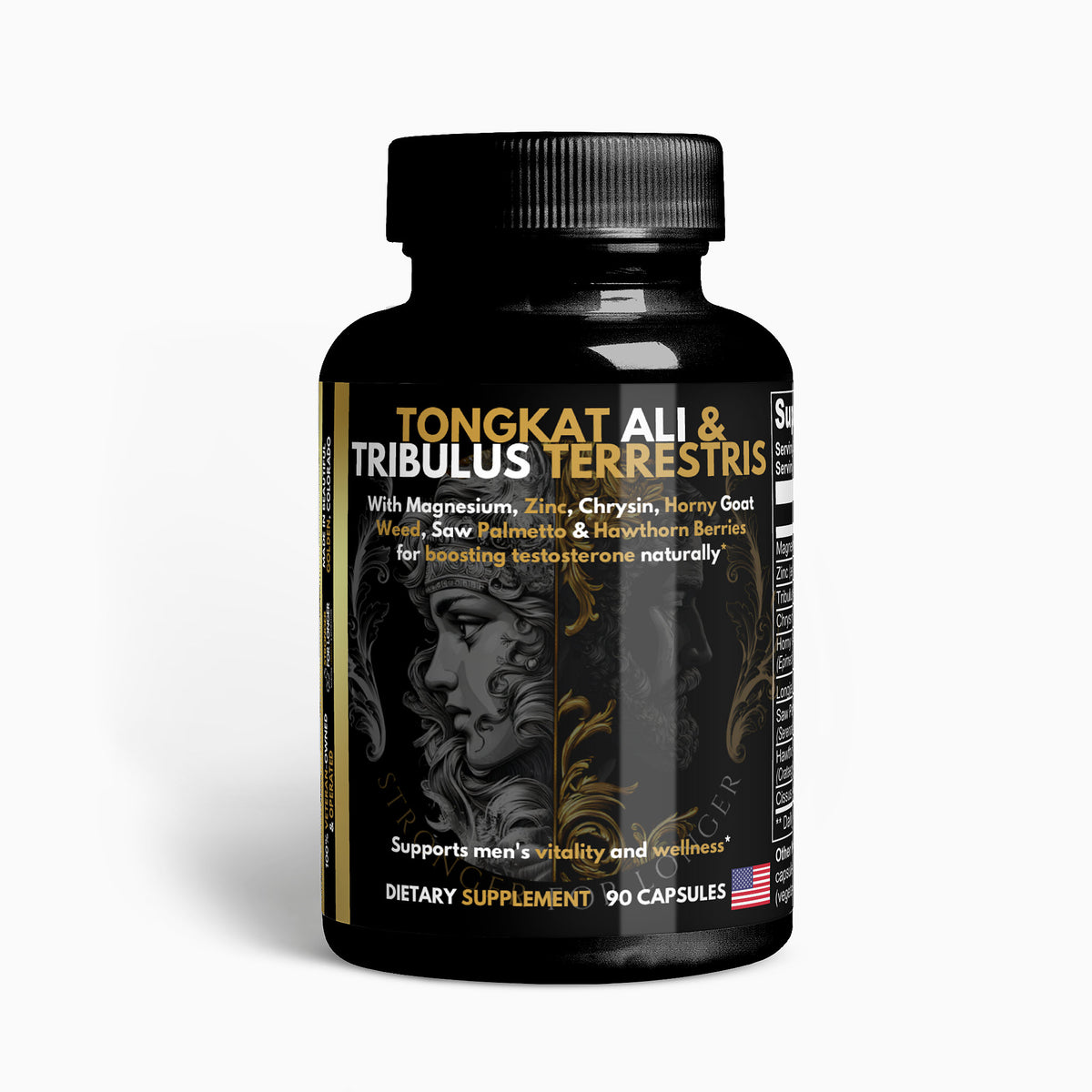 Tongkat Ali & Tribulus: 90 Capsules, Men’s Vitality & Drive Support Complex