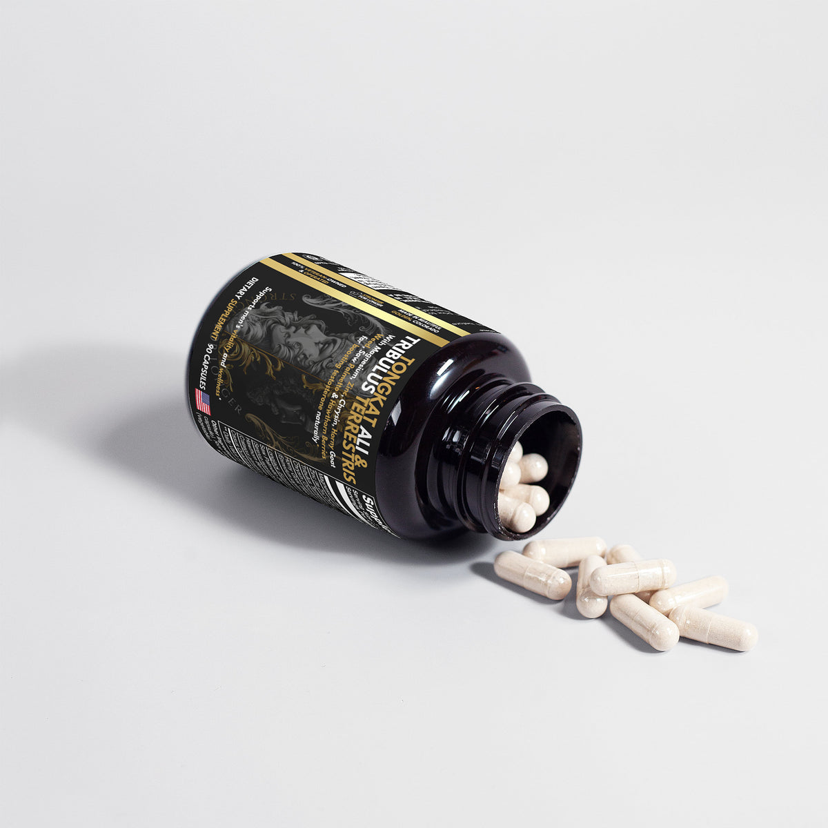 Tongkat Ali & Tribulus: 90 Capsules, Men’s Vitality & Drive Support Complex