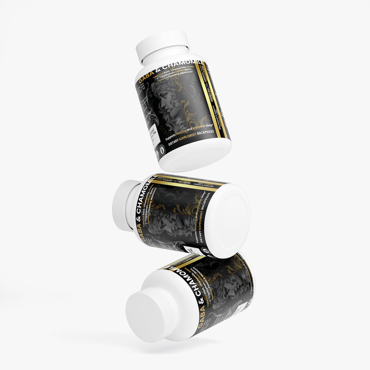 Perfect Sleep Formula: 60 Capsules with GABA, Chamomile & Valerian for Restful Sleep Support