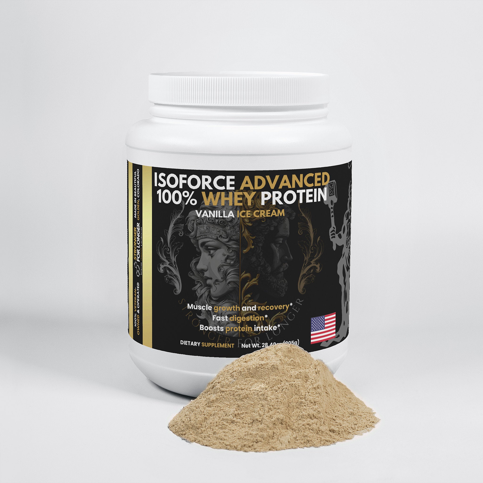 IsoForce Advanced 100% Pure Whey Protein - Vanilla Ice Cream