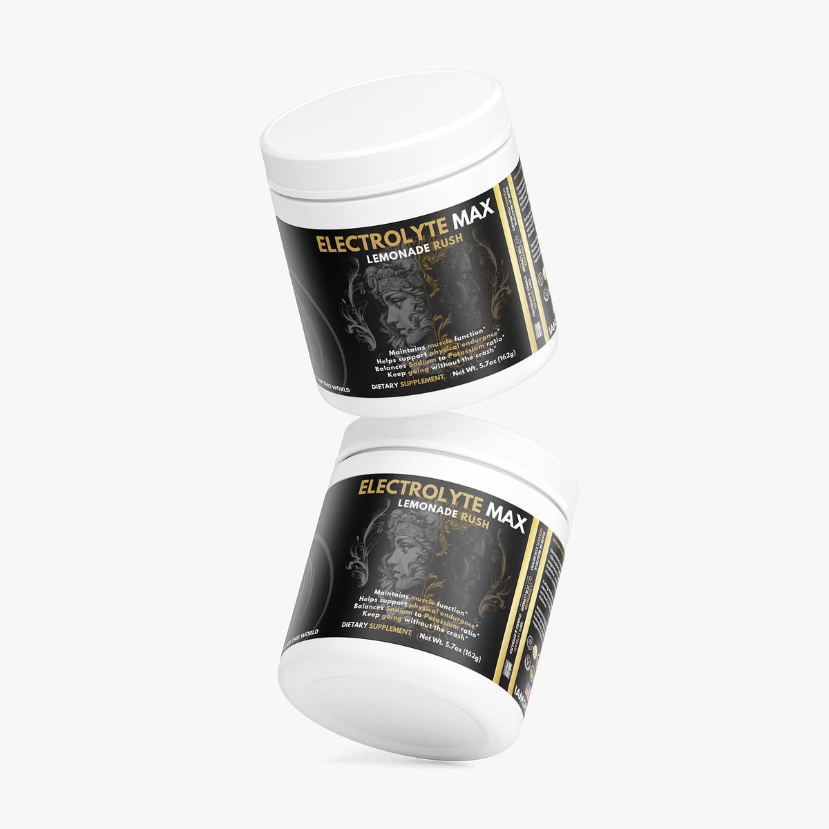 Electrolyte Max: Lemonade Rush Sugar-Free Electrolyte Drink Mix for Daily Hydration Support