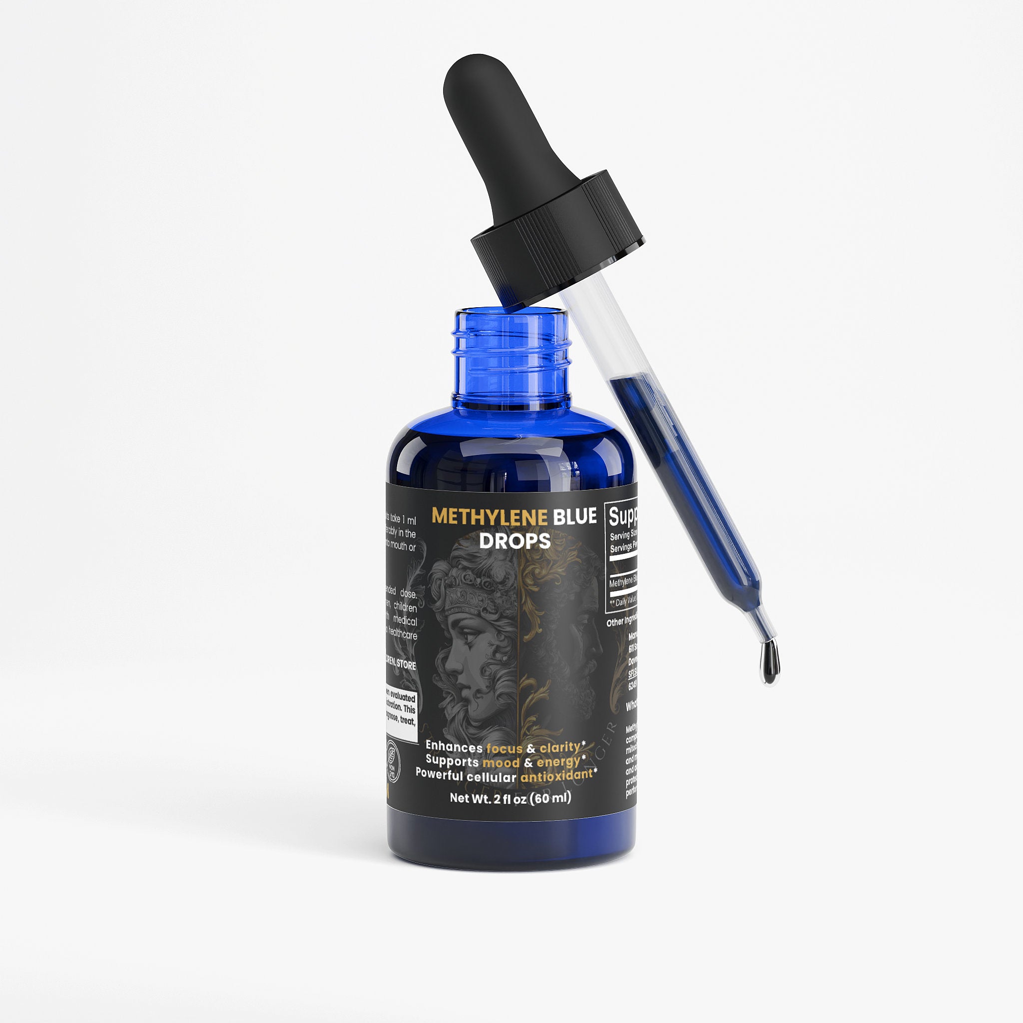 100% Pure Methylene Blue Drops (Made in USA)