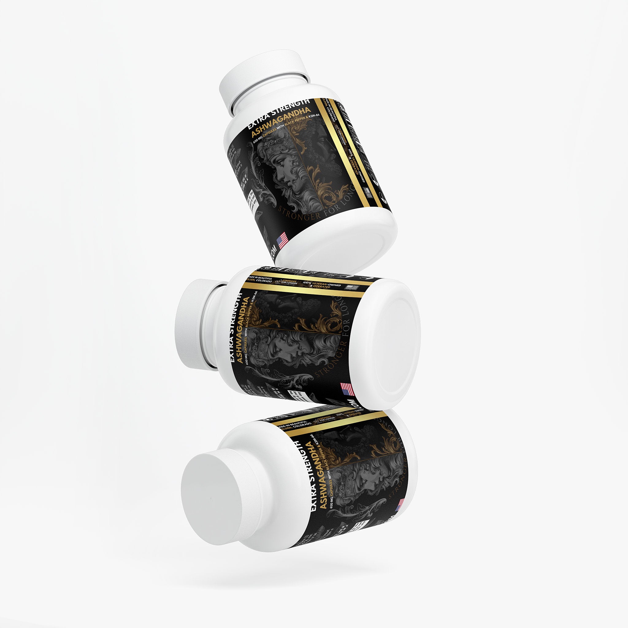 100% Pure Ashwagandha with KSM-66: Anxiety & Stress Relief