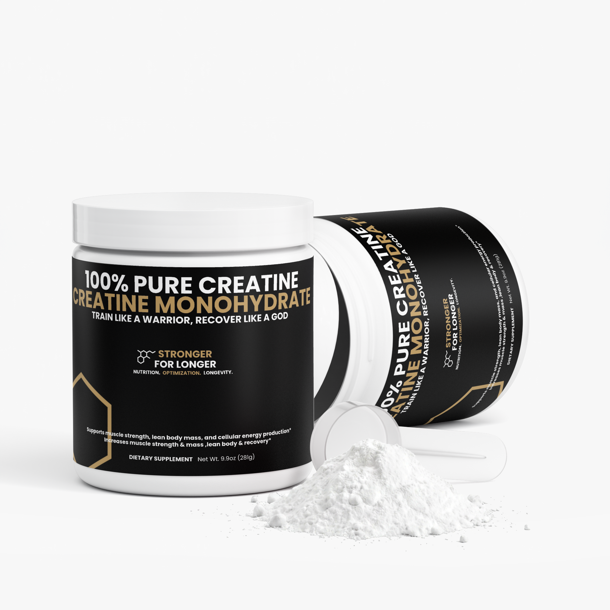 100% Pure & Natural Creatine Monohydrate: Power, Performance & Recovery Support