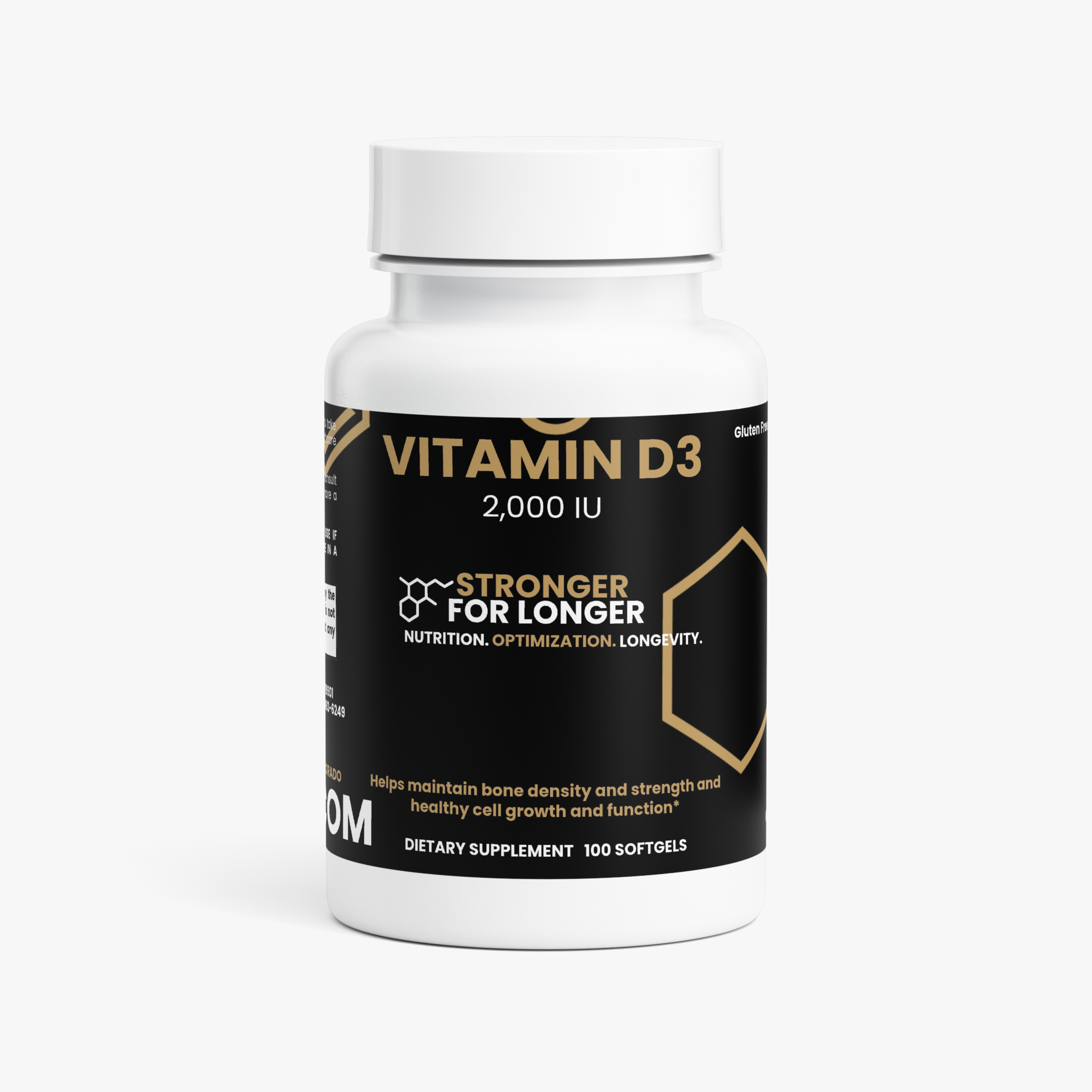 Vitamin D3 - 2,000 IU: Heart, Bones & Brain Health
