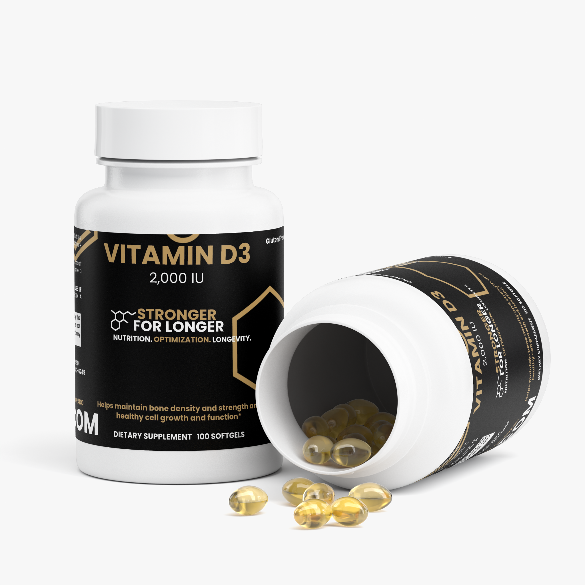 Vitamin D3 - 2,000 IU: Heart, Bones & Brain Health