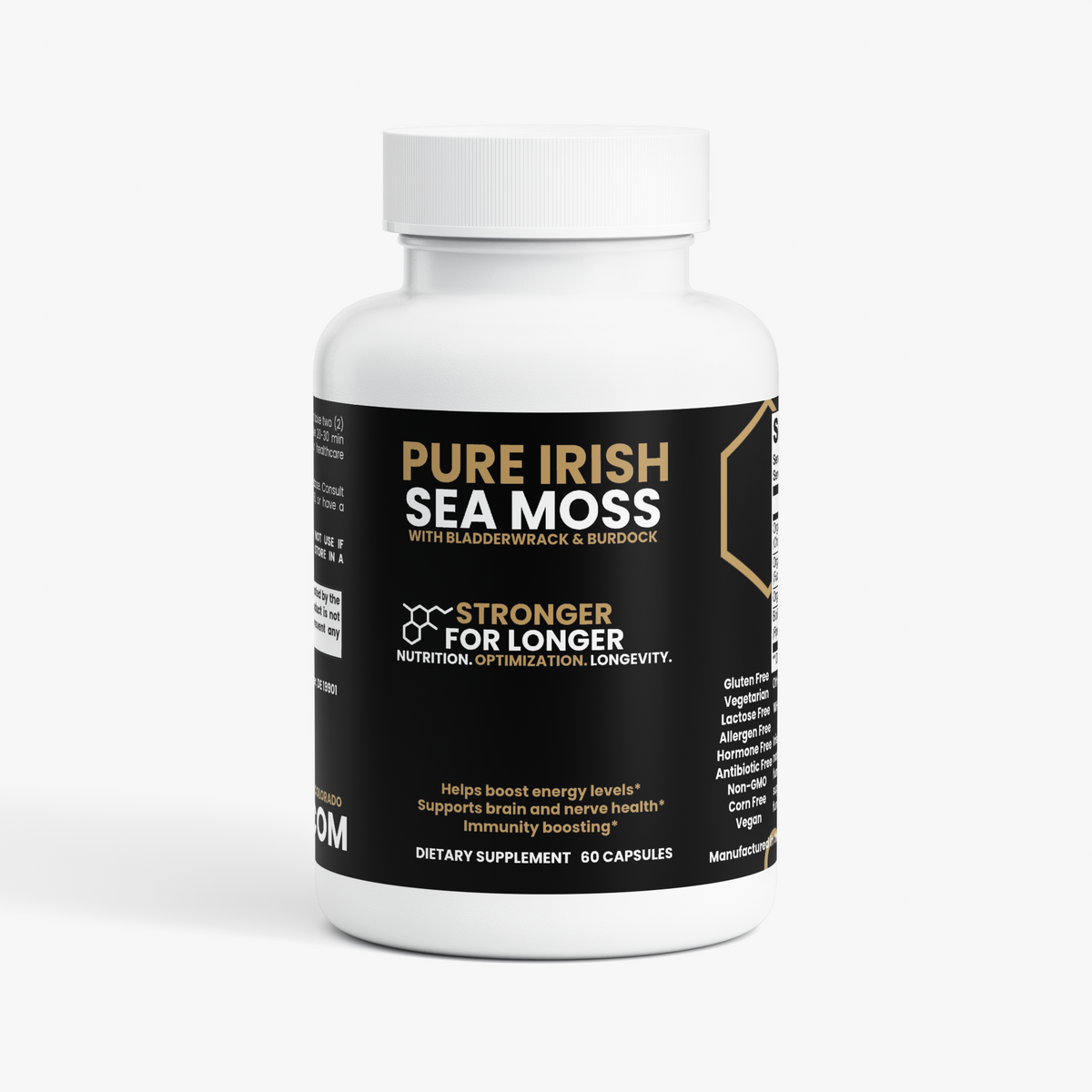 Pure Irish Sea Moss, Burdock & Bladderwrack