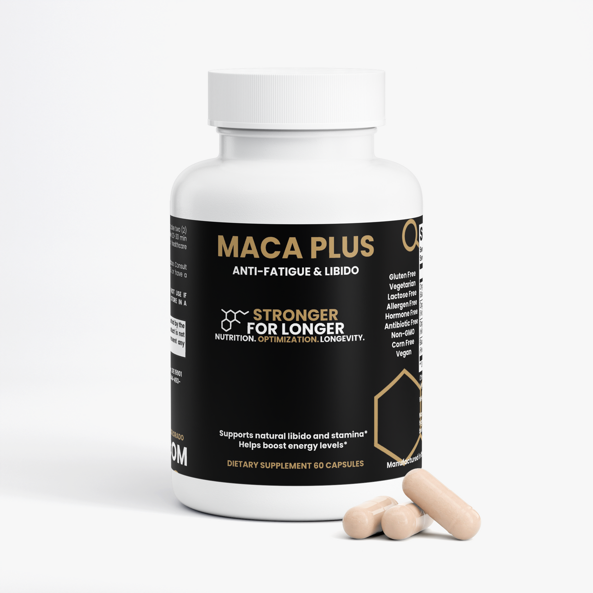 Magic Maca: Organic Red, Black & Yellow Maca Root Capsules for Energy & Vitality Support