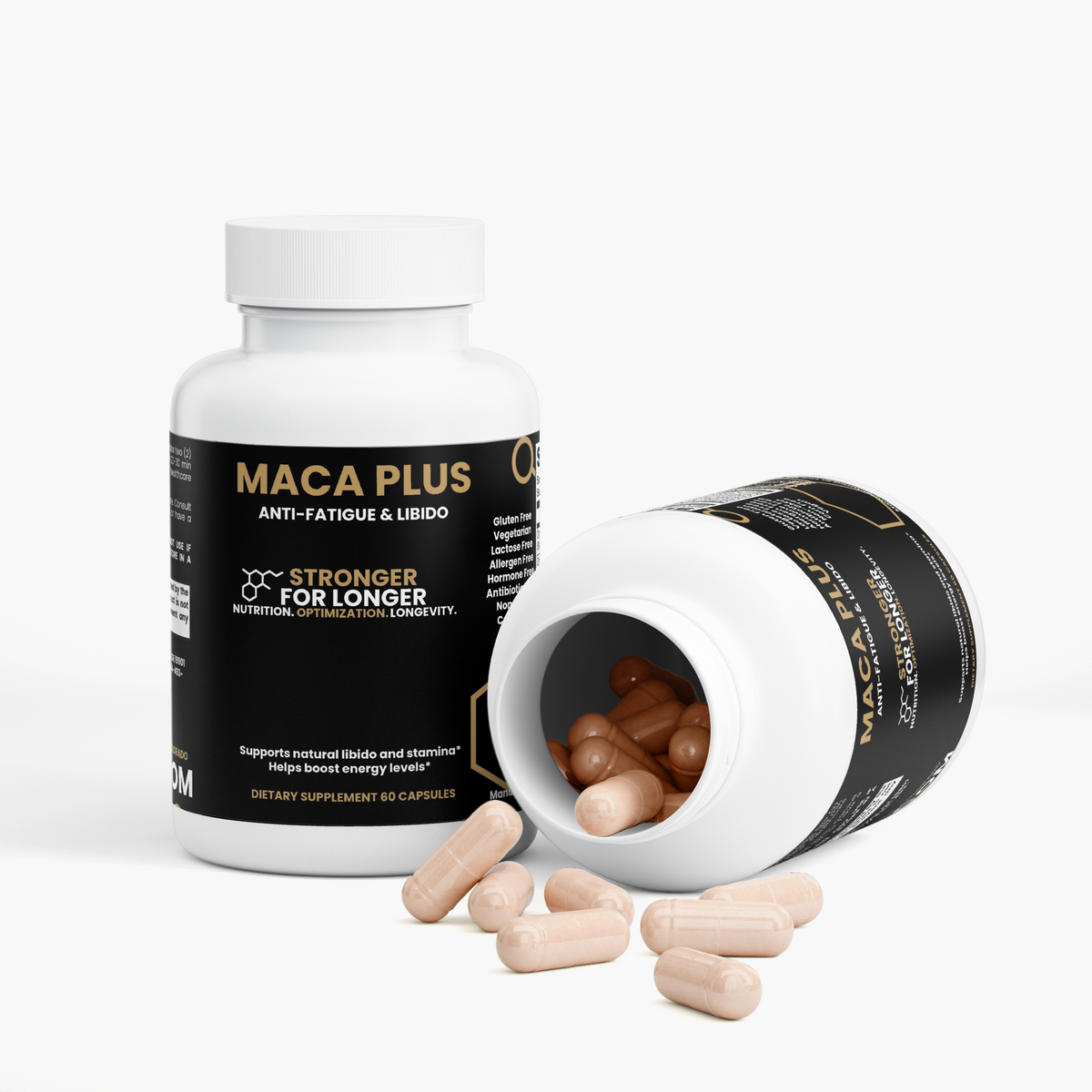 Magic Maca: Organic Red, Black & Yellow Maca Root Capsules for Energy & Vitality Support