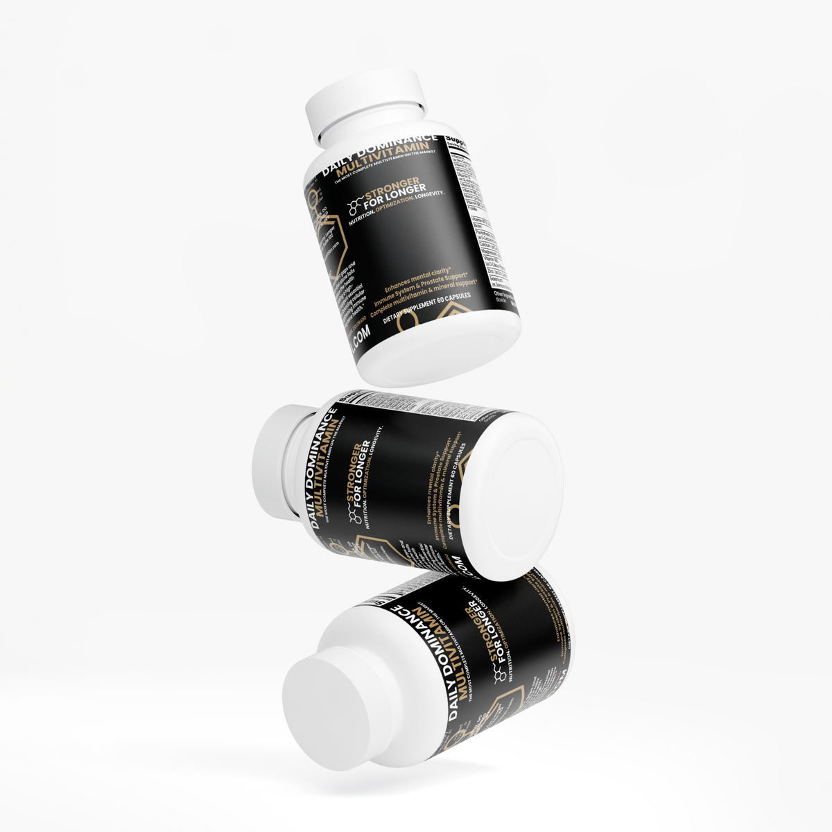 Daily Dominance: Fully Loaded Multivitamin, 60 Veggie Capsules with B-Complex, Antioxidants & Herbs