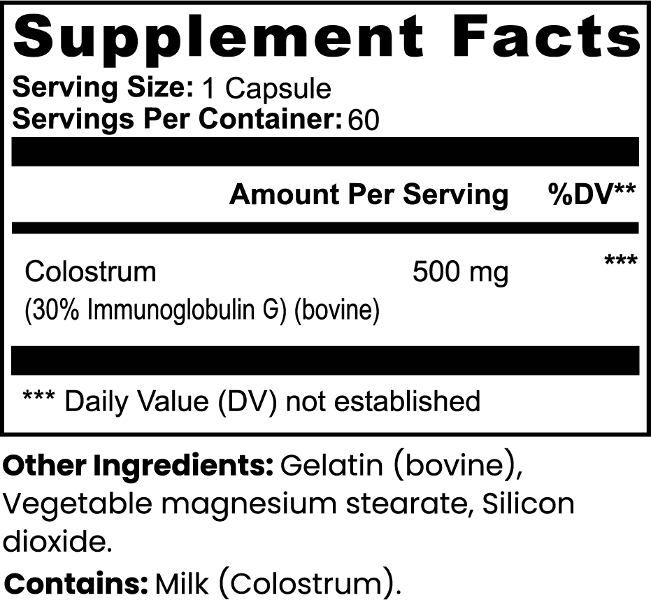 Colostrum: Bovine Peptides