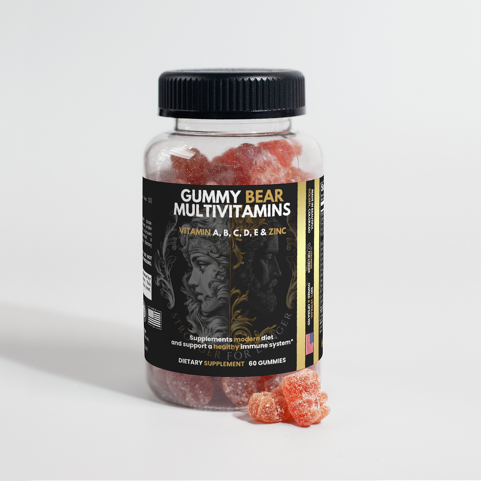 Gummy Bear Daily Multivitamin: A, B, C, D, E & Zinc