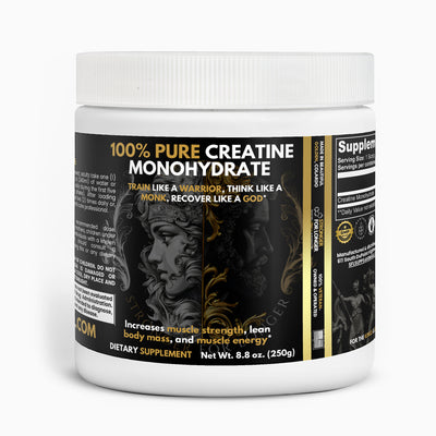 100% Pure & Natural Creatine Monohydrate: Power, Performance & Recovery Support
