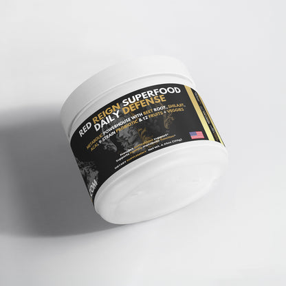 Red Reign Superfood Daily Defense: Shilajit, Beets, Acai & Probiotics