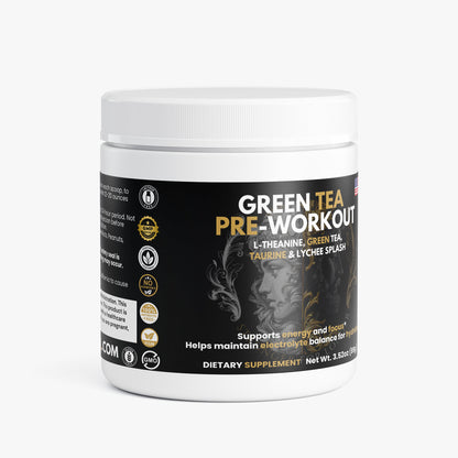 Green Tea Pre-Workout: L-Theanine, Taurine & Caffeine