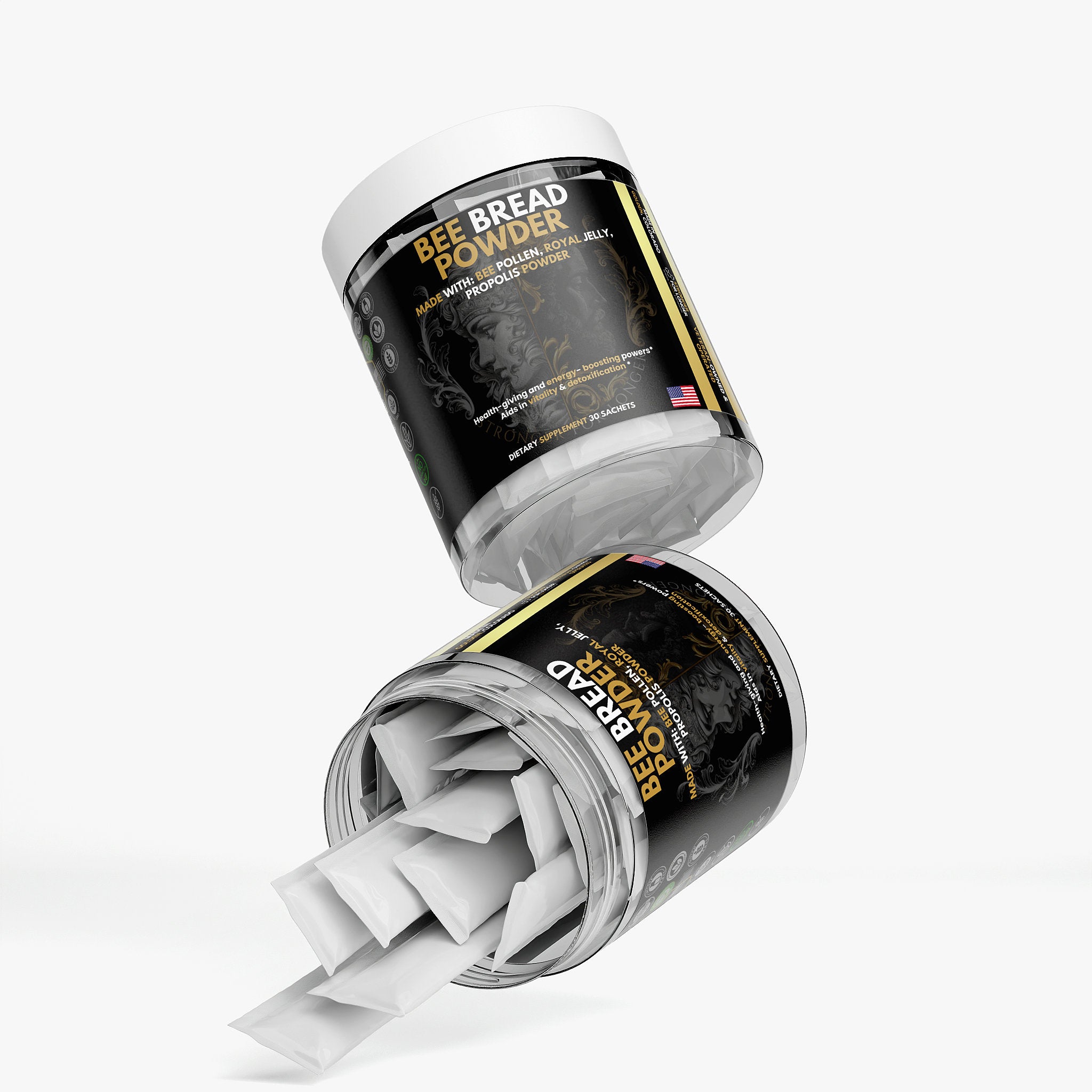 Bee Bread Superfood Powder Sticks: Energy, Endurance & Immunity