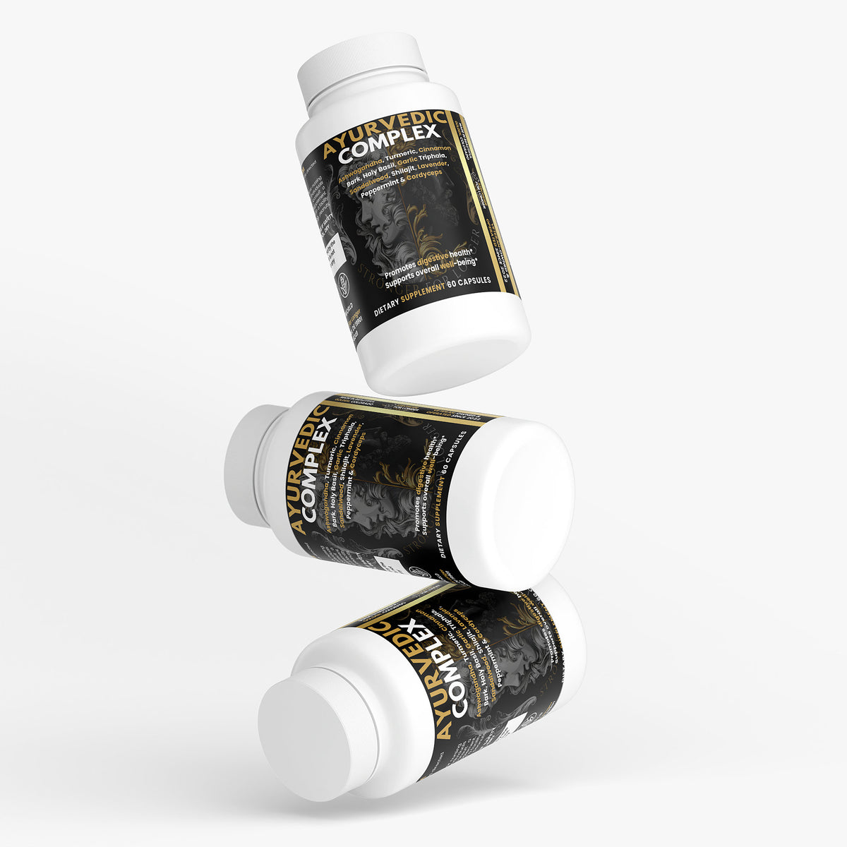 Ayurvedic Complex: 60 Capsules for Daily Vitality, Focus & Balance Support
