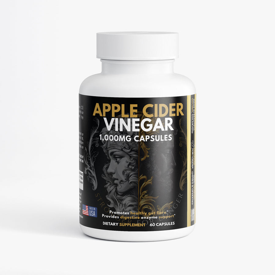 Apple Cider Vinegar Probiotic Complex: 60 Capsules with Inulin & Enzymes for Digestive Support