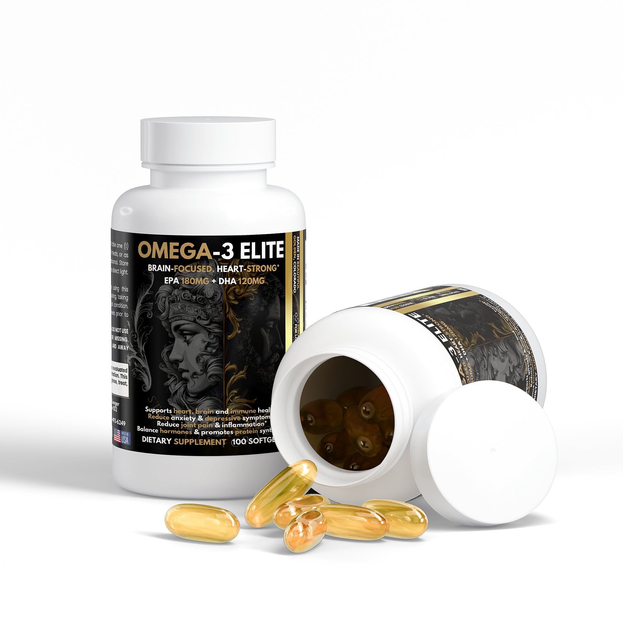 Omega-3 Elite: Brain-Focused. Heart-Strong.