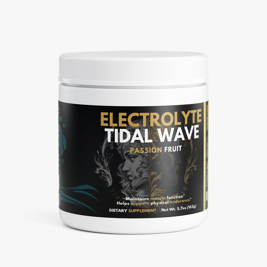 Electrolyte Tidal Wave: Passion Fruit Hydration Powder with B-Vitamins, 30 Servings