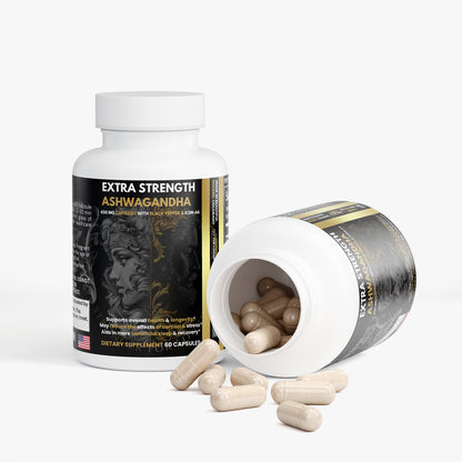 100% Pure Ashwagandha with KSM-66: Anxiety & Stress Relief