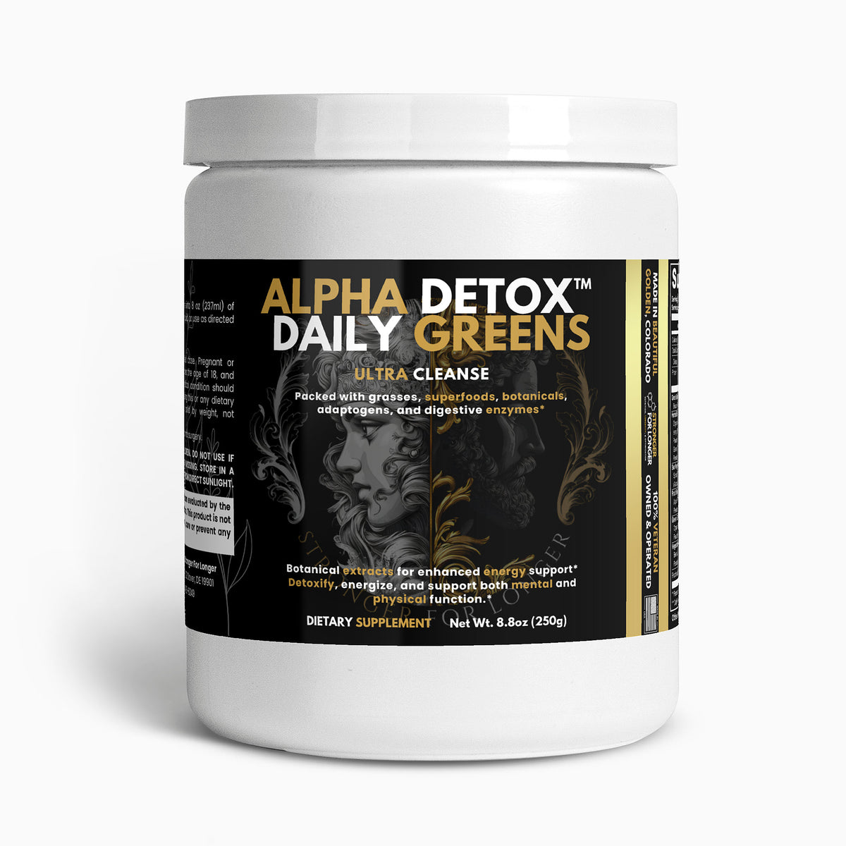 Alpha Greens: Daily Greens Powder with Organic Grasses, Superfoods & Digestive Enzymes