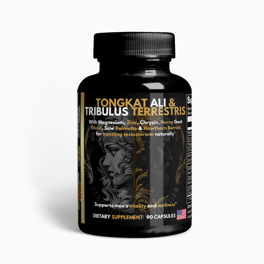 Tongkat Ali & Tribulus: 90 Capsules, Men’s Vitality & Drive Support Complex