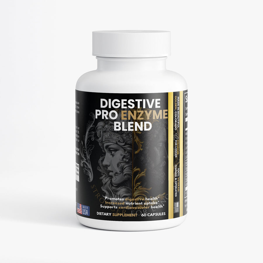 Digestive Enzyme Pro Blend: 60 Capsules with Bromelain, Papain & Probiotics for Digestive Support