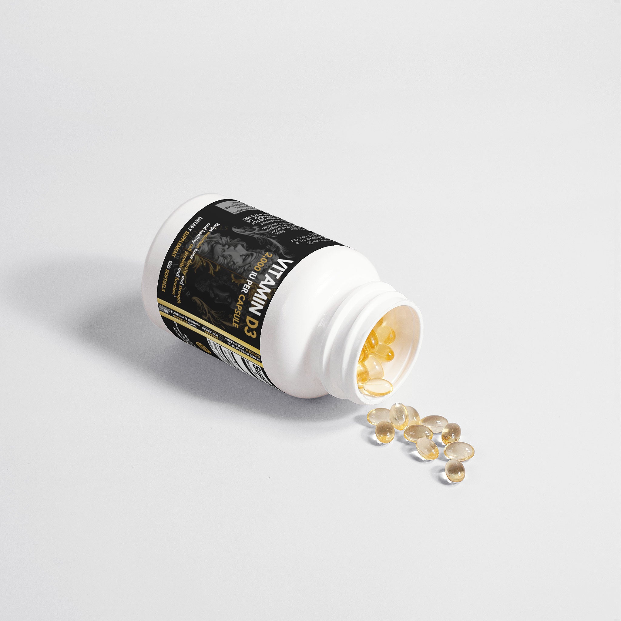 Vitamin D3 - 2,000 IU: Heart, Bones & Brain Health