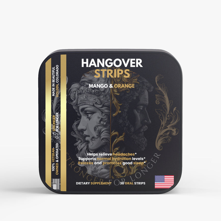 Recovery Oral Strips: Mango Orange, 30 Strips for Post-Night-Out Wellness Support