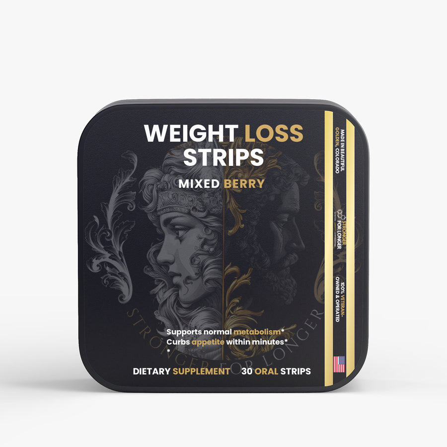 Metabolic Support Strips: 30 Mixed Berry Oral Strips for Healthy Metabolism Support