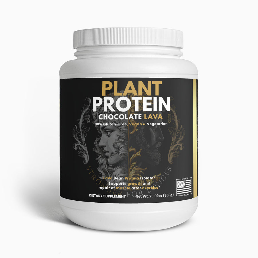100% Plant Protein: Chocolate Lava, 21 g Complete Plant Protein per Serving
