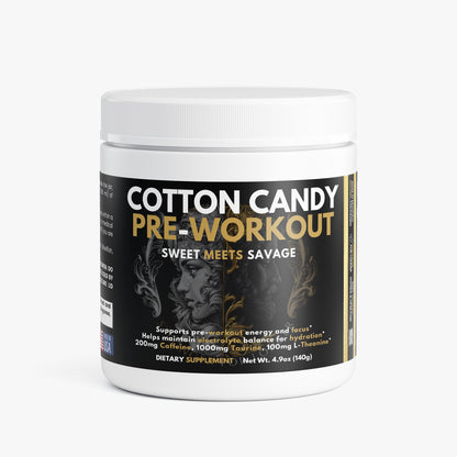 Cotton Candy Pre-Workout: Sweet Meets Savage