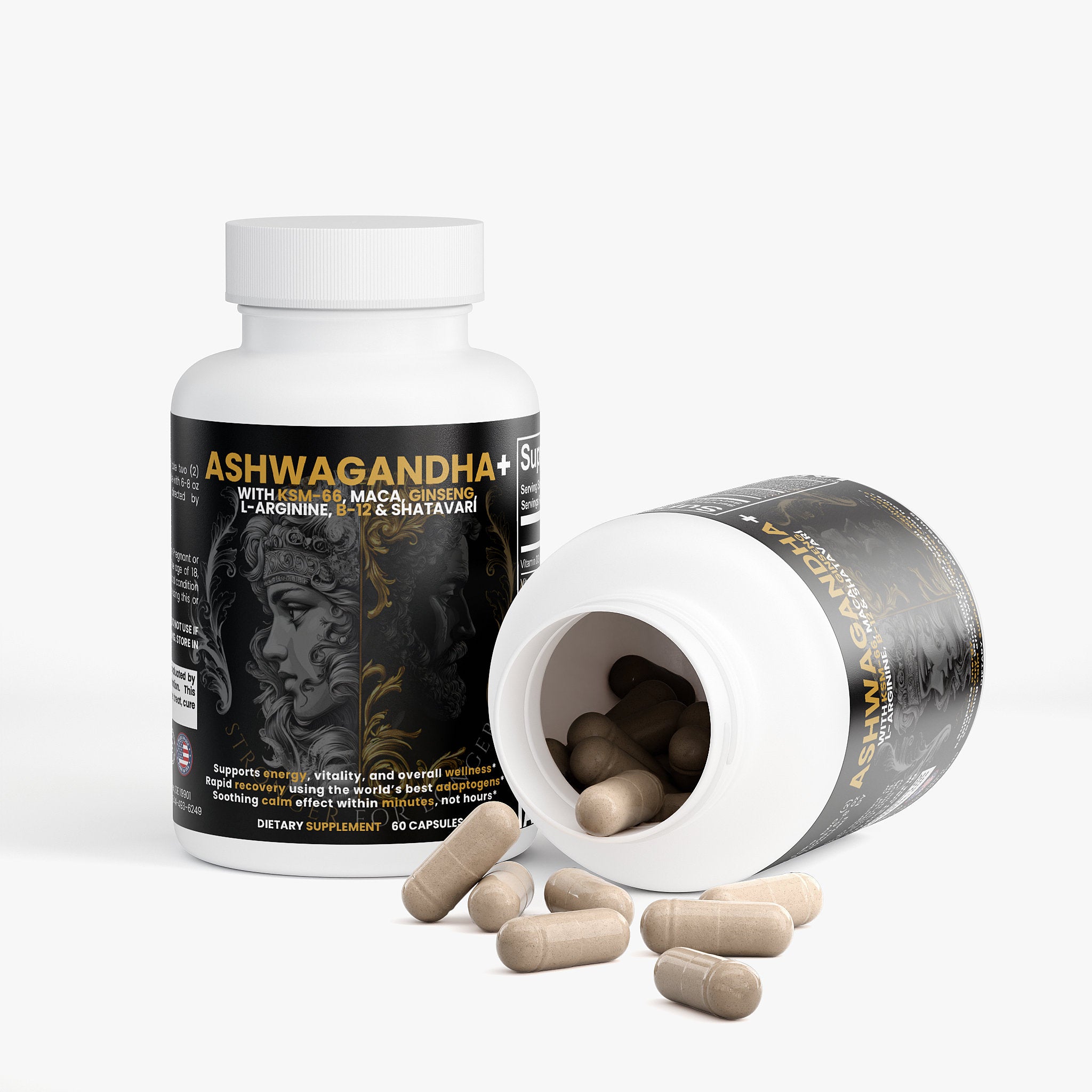 Ashwagandha+ with KSM-66 & Shatavari Powder