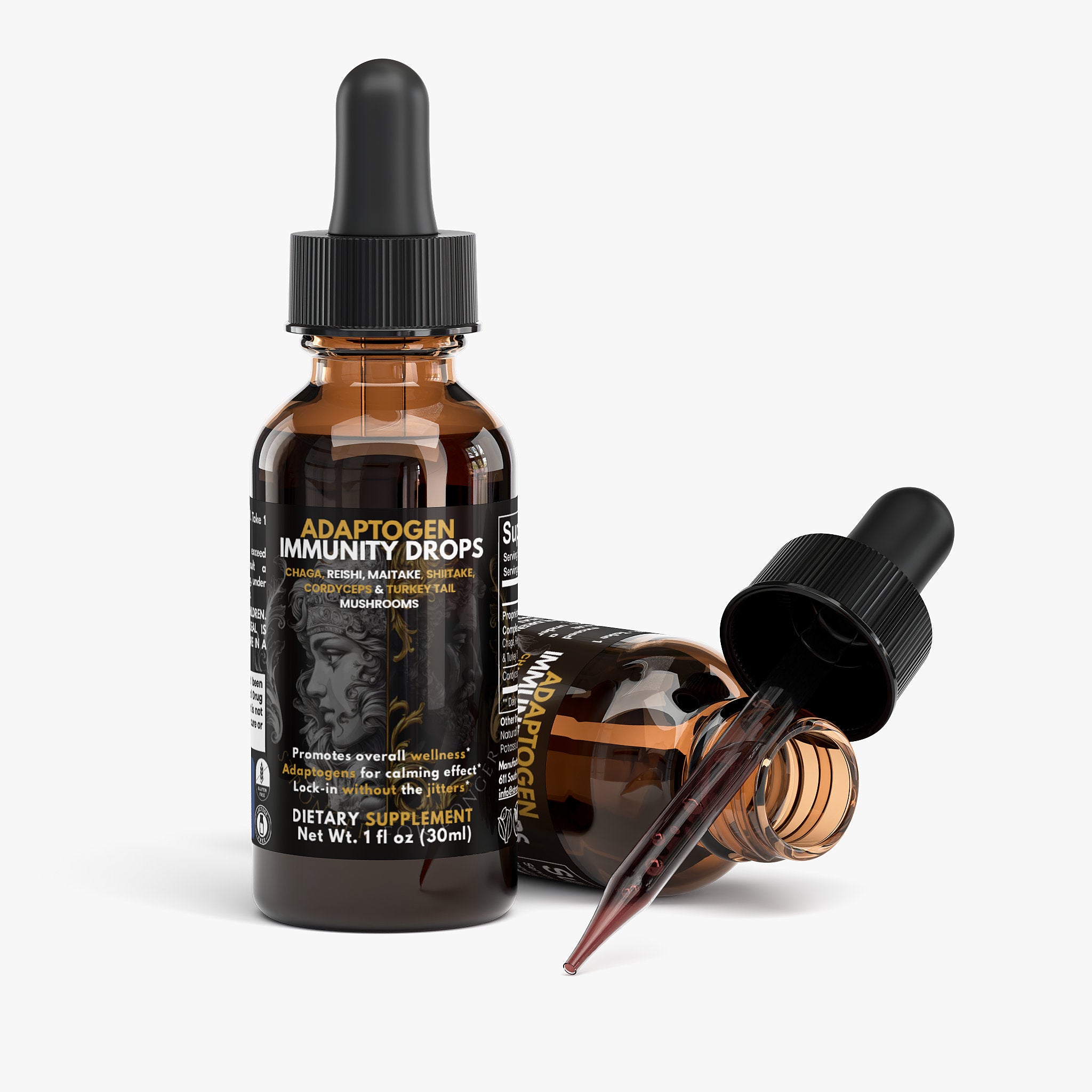 Mushroom Adaptogen Immunity Drops: Perfect Health