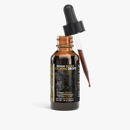 Reishi Relax Calming Drops: Detox & Destress
