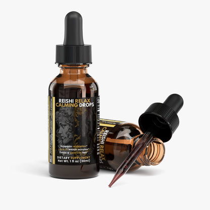 Reishi Relax Calming Drops: Detox & Destress