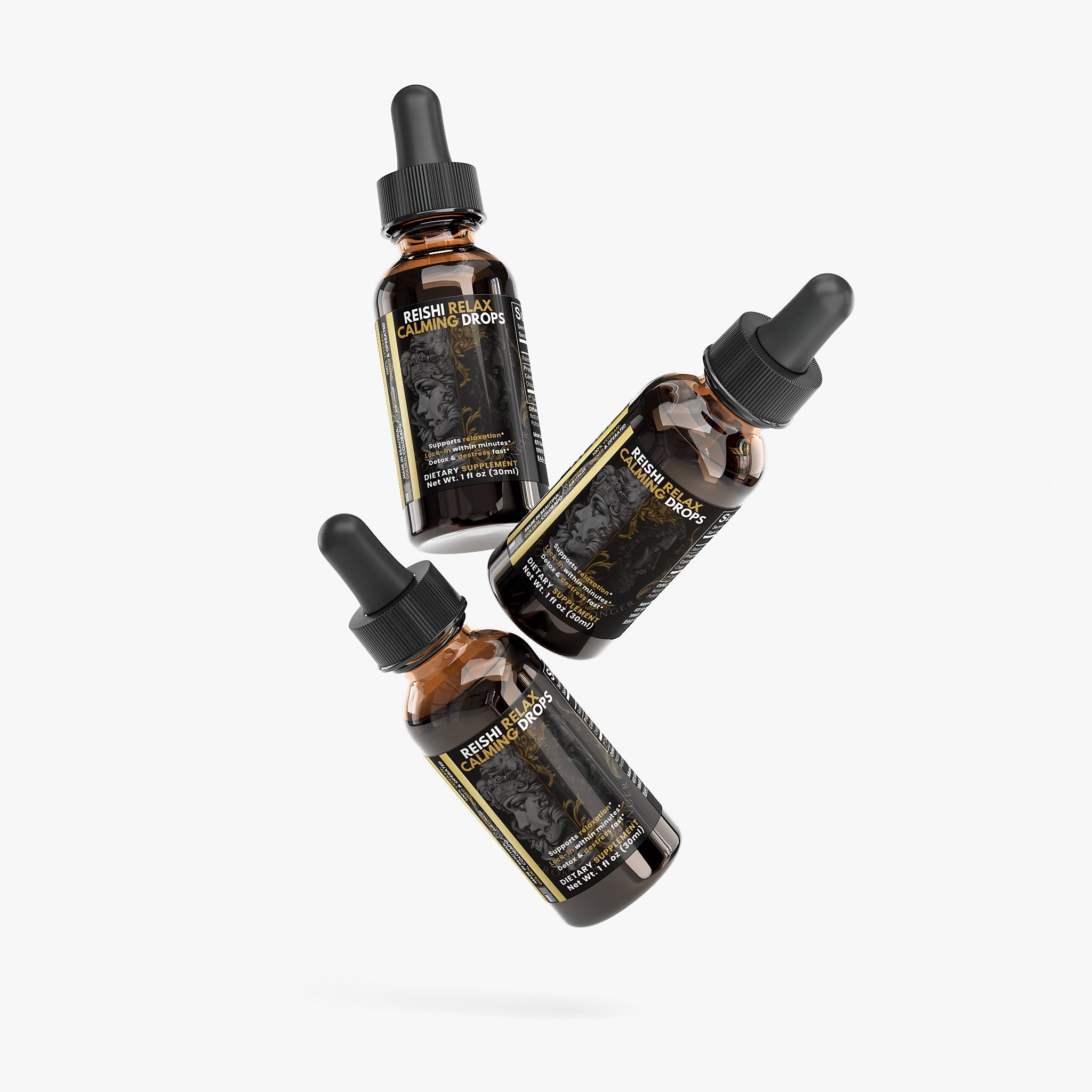 Reishi Relax Calming Drops: Detox & Destress