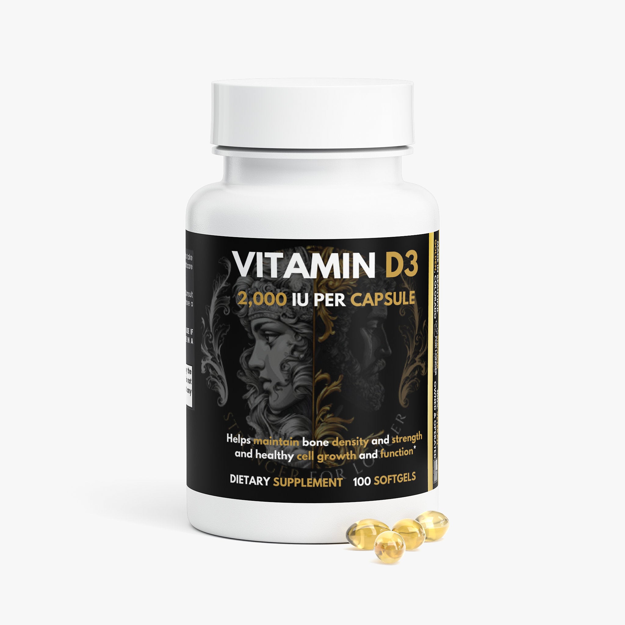 Vitamin D3 - 2,000 IU: Heart, Bones & Brain Health