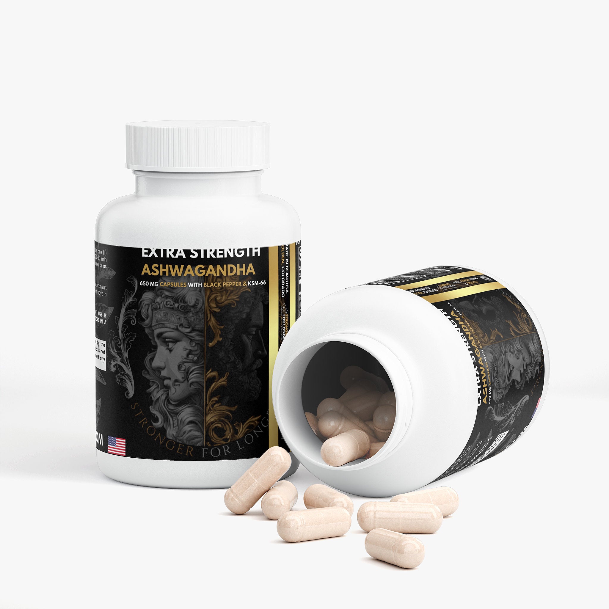 100% Pure Ashwagandha with KSM-66: Anxiety & Stress Relief