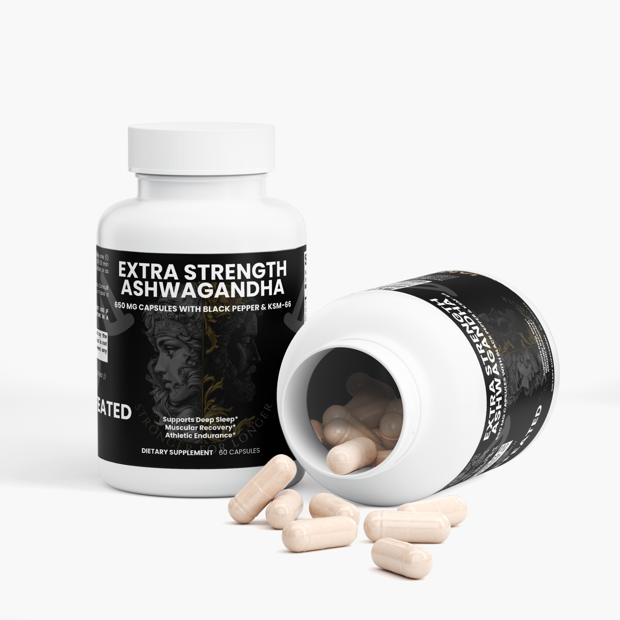 100% Pure Ashwagandha with KSM-66: Anxiety & Stress Relief
