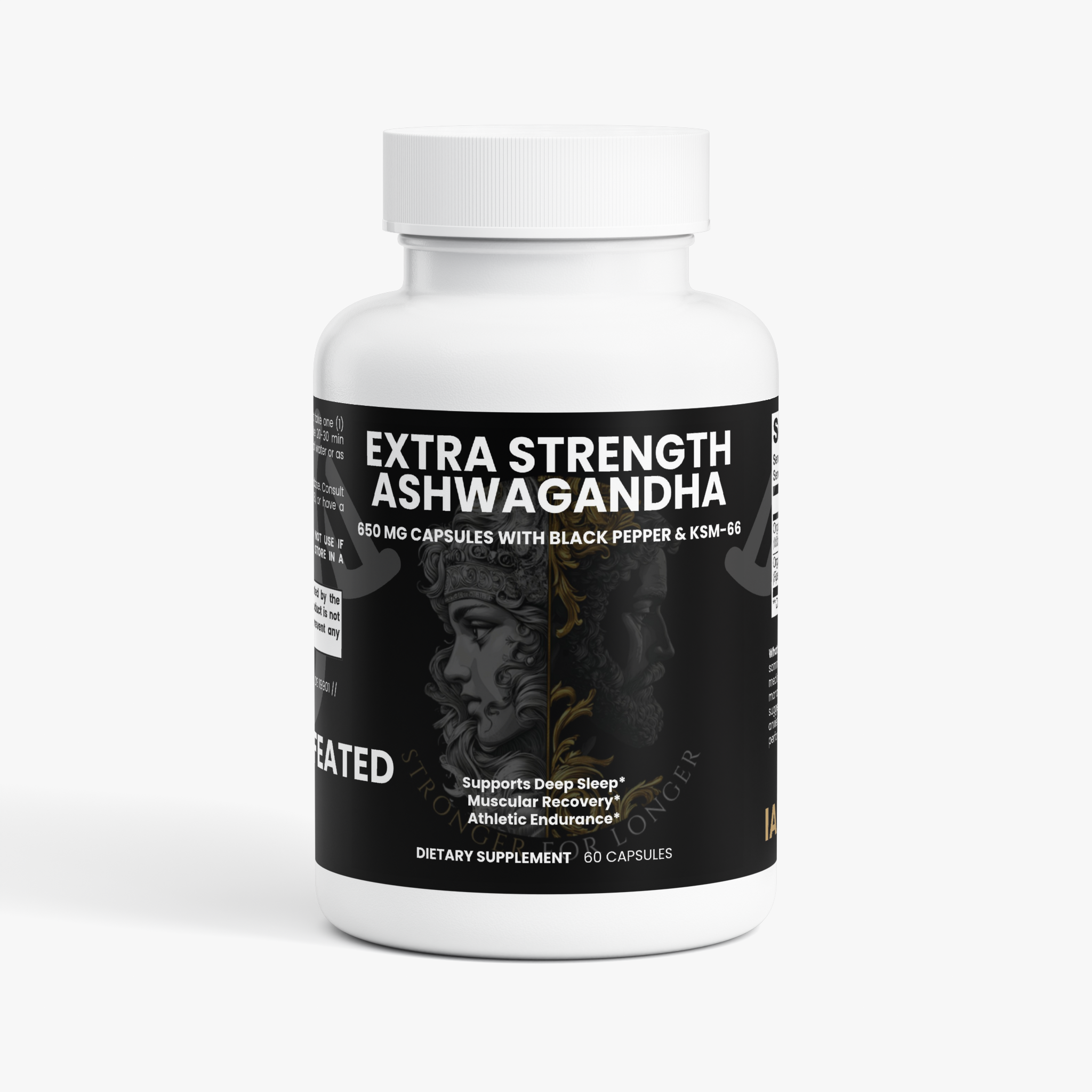100% Pure Ashwagandha with KSM-66: Anxiety & Stress Relief