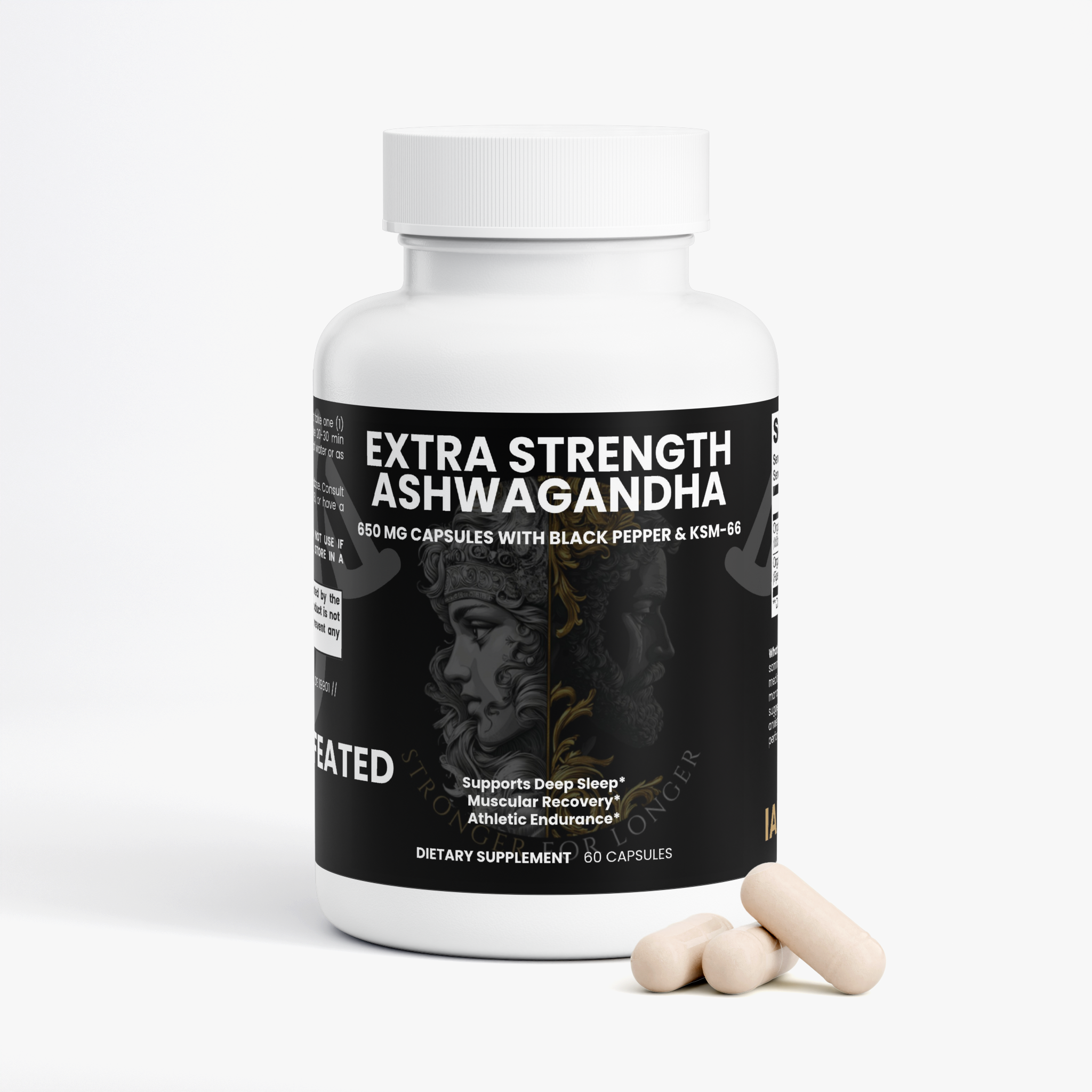 100% Pure Ashwagandha with KSM-66: Anxiety & Stress Relief