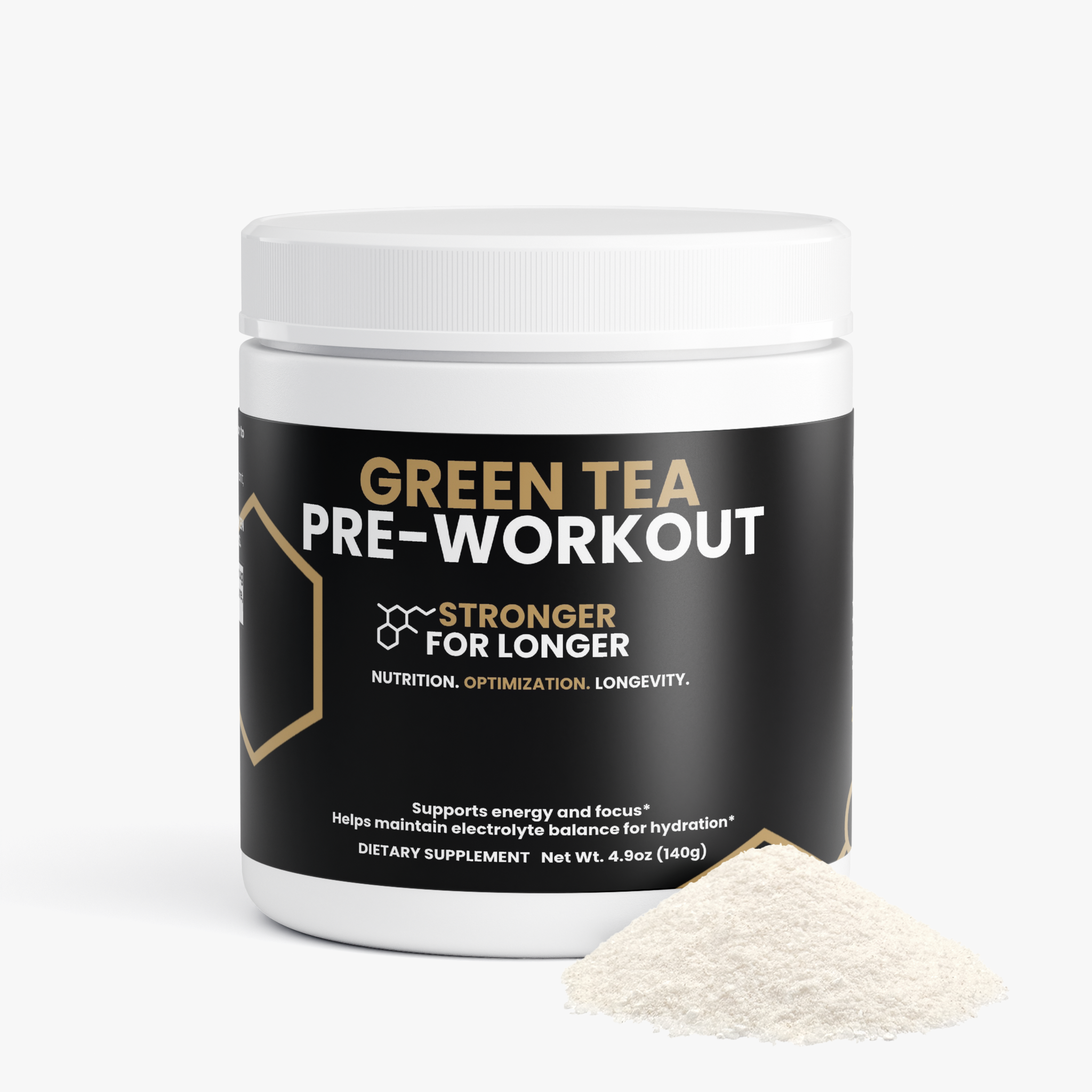 Green Tea Pre-Workout: L-Theanine, Taurine & Caffeine