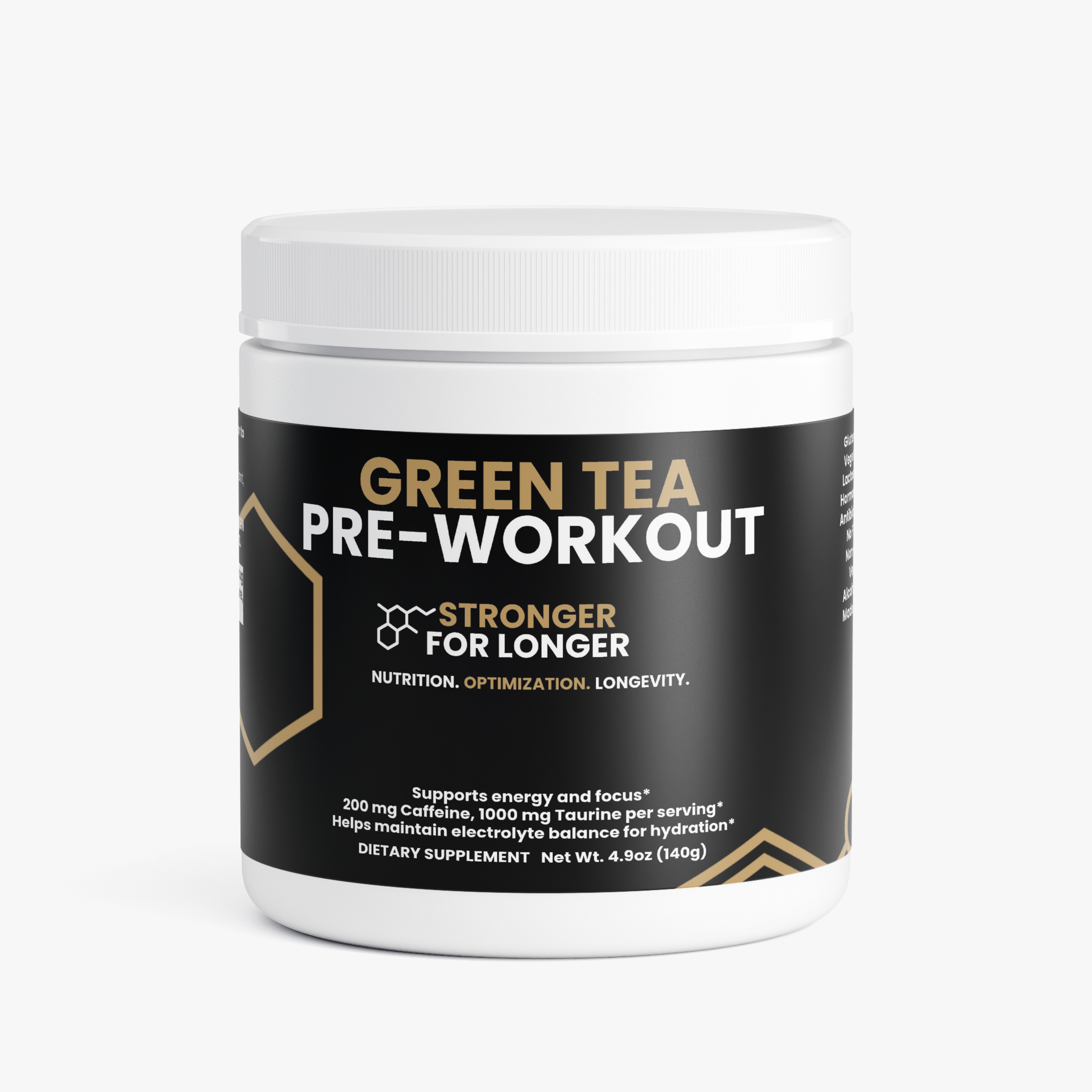 Green Tea Pre-Workout: L-Theanine, Taurine & Caffeine