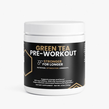 Green Tea Pre-Workout: L-Theanine, Taurine & Caffeine