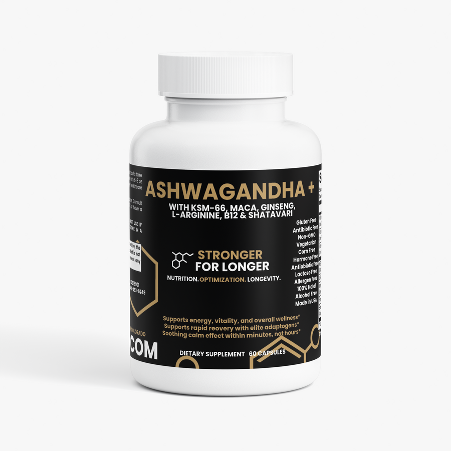 Ashwagandha+ with KSM-66 & Shatavari: 60 Vegetarian Capsules for Calm Balance & Vitality Support