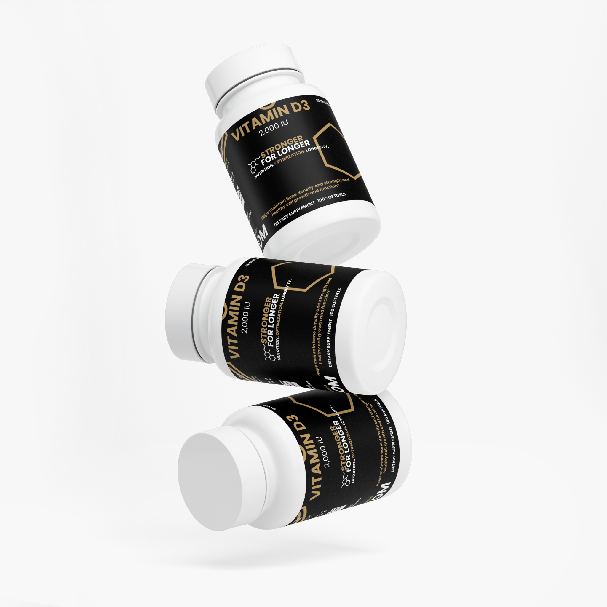Vitamin D3 - 2,000 IU: Heart, Bones & Brain Health